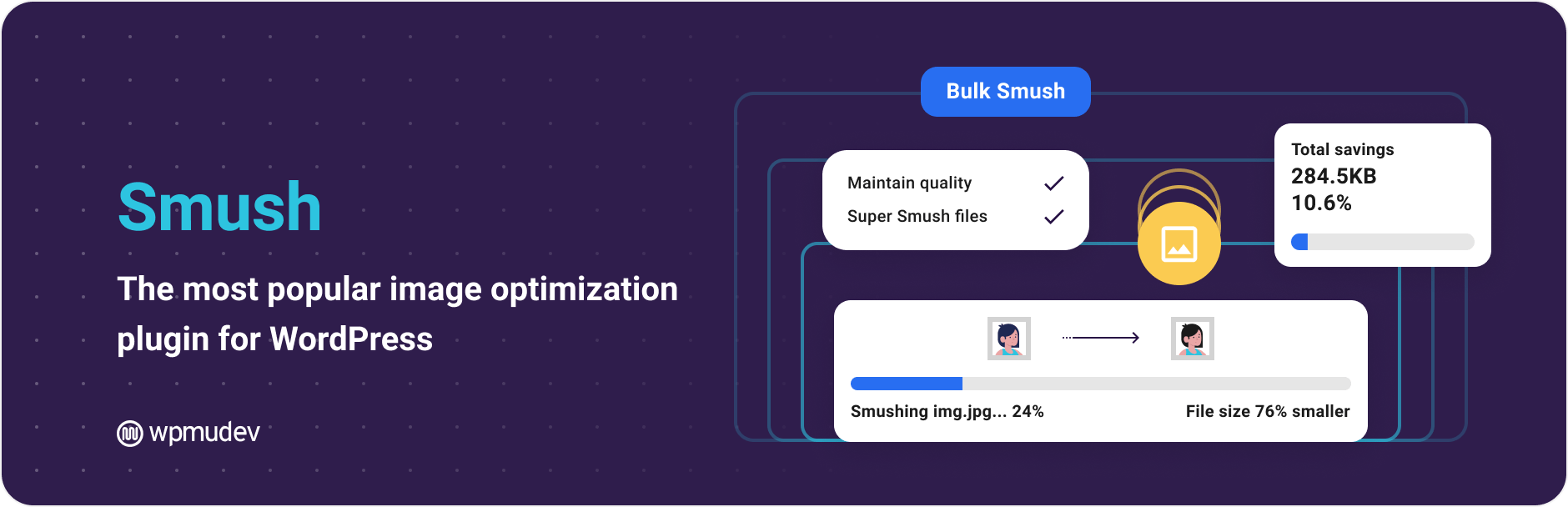 smush free seo wordpress plugin.