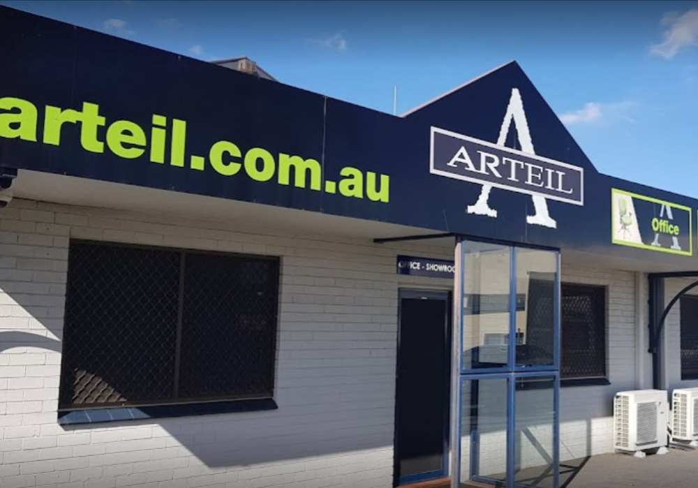 Front of the Arteil store in Perth.